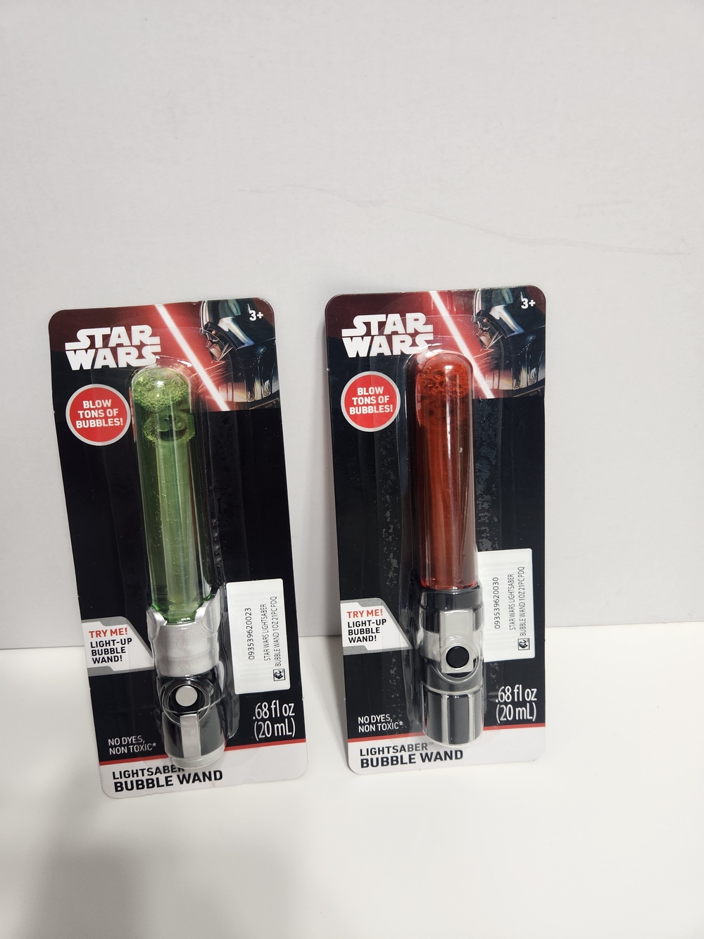 Star Wars Lightsaber Bubble Wand - Green & Red